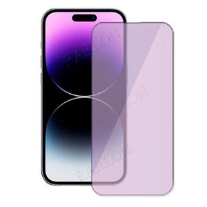 Protettore a schermo leggero anti-blu 3D Film di vetro temperata per la copertura completa per iPhone 15 14 Pro Max 14Pro 13 12 Mini 12Pro 11 XS XR X 8 7 6S Plus 8Plus Bubble Free Anti-Scratch