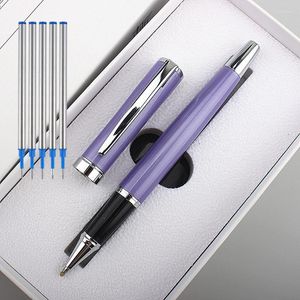 Роскошные ручки бизнес -офис 0,5 мм NIB Rollerball Pen Студенческие школьные канцелярские товары для письма