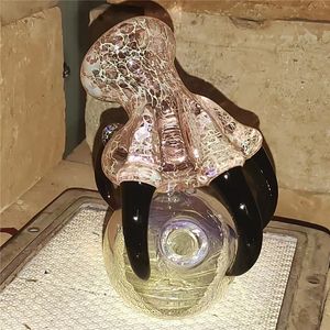 Bong Cam Bongs Ejderha Şekli Baharca Harnaklar 10mm Kadın Ortak Dewar Perc Perkolator Sigara içmek için silikon kalışkan su borusu