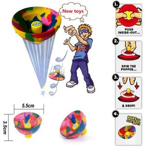 camouflage fidget toys spin bouncing ball bowl decompression bouncings top half bouncing bowls childrens toy gift