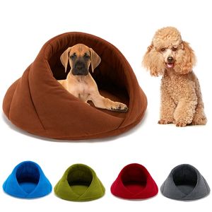 kennels pennor 4sizes fleece pet hund katt kudde kennel s￤ng mjuk sovrum sovrum inomhus vinter varm tv￤ttbar konstgjord hem valphus 220912