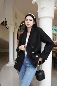 Abiti da donna Blazer Designer Giacca di marca Nuovo Autunno Inverno Abito occidentale Moda Cappotto di tweed di alta qualità Cappotto primaverile Giù M6M4