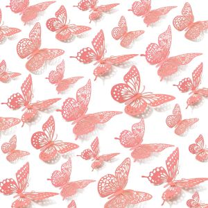 Autres fournitures de f te de f te Fournitures Butterfly Stickers Wall Stickers D Butterflies Seccules For Girls Room Bedroom Nursery Deco Sports2010 AMWY3
