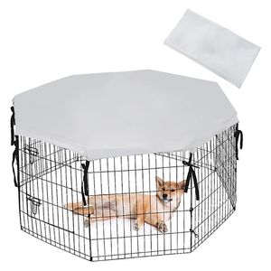 kennels pens Pet Dog Cage Cover Oxford Dustproof Waterproof Outdoor Foldable Small Medium Large Kennel Accessory Products 220912
