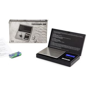 Bilancia tascabile portatile con precisione elettronica da 0,01 g mini tascabile fino a 500 g di condimenti da cucina per gioielli