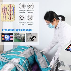 Pressotherapy Slimming Machine 24 Aircells Infrared Presoterapia Suit Air Pressure Fat Loss Beauty Equipment Lymph Drainage Detox Device Eyes Massage System