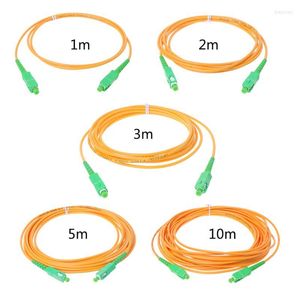 Belysningstillbehör SC/APC-SC/APC-SM 3mm Fiber Optic Jumper Cable Single Mode Extension Patch Sadd 1/2/3/5/10M Elektrisk utrustning