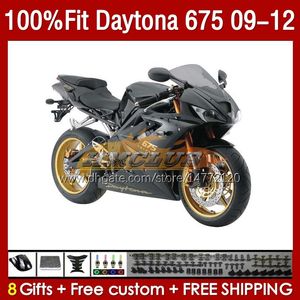 OEM Fairings Kit för Daytona 675 675R 09 10 11 12 BODY 150NO.39 DAYTONA675 2009 2010 2011 2012 Bodywork