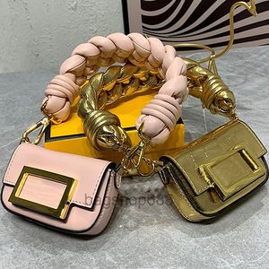 Designer väskor tote chain cross body väska mini baguette väskor handväska handväska kvinnor kvalitet äkta lädervävd handband hardwa 2022