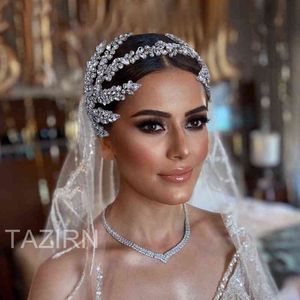 Wedding Hair Jewelry 2022 Women's Wedding Hairband High Quality Bridal Headband Princess Crystal Headpiece Unique Girls Party Prom Handmade Headwear T220907