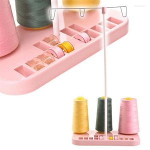 Sewing Notions Thread 3 Spool Holder Stand Rack Sew Quilting For Home Machine Organizer