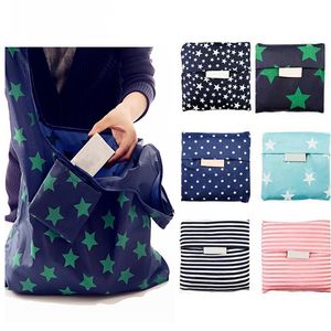 Foldable Bags Reusable Grocery Storage Eco Friendly Shopping Tote Bag 35*55cm 0423