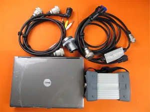 MB Star C3 Xentry SSD med D630 Laptop RAM 4G Full Set Diagnostic Tool Multicer med kablar redo att använda