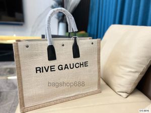 Projektanty torebki kobiety najlepsze torebki rive gauche torba na zakupy torebka torebki wysokiej jakości moda lniana duże torby plażowe luksusowe podróżowanie crossbody 2023