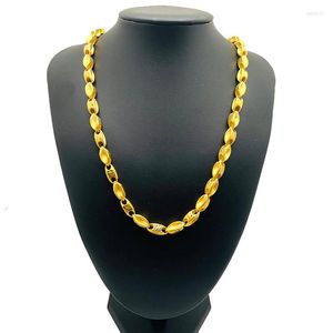 Hänge halsband Dubai mode afrikanska smycken Brasilien Kuba gåvor Etiopisk guldfärg tjock kedja för kvinnor/män