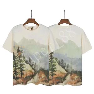 2022メンズTシャツ新しいフェイスプラントプニットレター服素敵な質の女性カップル半袖100％コットンエパケット船