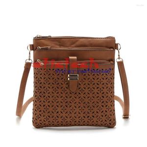 Worki wieczorowe DHL lub EMS 100PCS Mała torba Kobiety Messenger Soft PU Skórzane puste puste narzędzia do sprzęgła bolsas