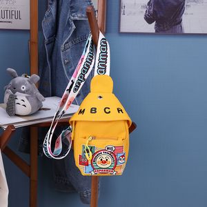 HBP Net red cartoon canvas small bag female 2022 new trendy Korean version of the Sen series children's bag shoulder messenger bags chest handbag