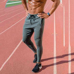 سروال الرجال الجديد 2021 الركض للسرور للرجال التدريب على الجمنازيوم اللياقة البدنية بانت القطن الأزياء العضلات الرجال غير الرسمي التدريب على السراويل الرياضية T220909