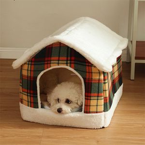 kennels pens Washable Homestay Dog Houses Patio Dogs Kennels Four Seasons Universal Pet Supplies Cat Cage Creative Apartment Puppy Villa T 220912