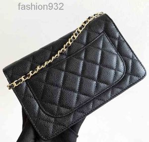 Evening Bags Shoulder Bags Woc Plain Caviar Luxury Handbag Brand Designer Female Fashion Cross Body Purses Real Leather Simple Small Quare Phone Wallet 2022