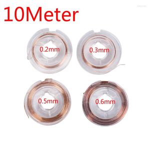 Lighting Accessories 10Meter 0.2mm 0.3mm 0.5mm 0.6mm Magnet Wire Enameled Copper Magnetic Coil Winding For Making Electromagnet Motor Model