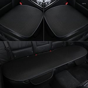 Car Seat Covers Cushion Ice Silk Cover Fashion Universal Styling Non-Slip Breathable Auto Driver Chair Mat