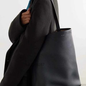 Designer Tw Leather Large Tote Bag N / S Park Tote Bag Minimalist Läder Bucket Shoulder Bag 2022