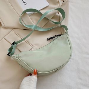 HBP Nylon dumpling bag female 2023 new trendy Korean version fashion simple shoulder net red large capacity messenger waist bags