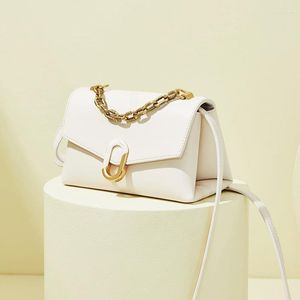 Borse da sera Classic 2022 Marchio di abbigliamento femminile Elegante Tofu Bun Bag Messenger portatile Catena da donna Spalla di lusso femminile