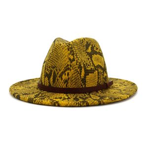 ull cowboy hatt för höst och vinter europeiska och amerikanska mode stora designers säljstil snakeskin