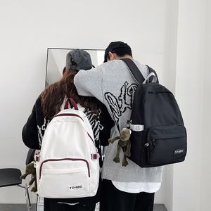 HBP Shoulder Bags Fashion simple high school student backpack Mori Harajuku contrast color trend ins Japanese casual backpack