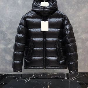 2023 Herenjack Leather Jackets Parka Designer Outdoor Down Jacket Maya Paren Dragen zwart wit thermisch gevoerde kleding maat S XL