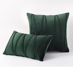 Pillow Velvet Stripe Decorative Throw Case Sofa Geometric Pillowcase Living Room Decoration Nordic Hug Cover Home Decor
