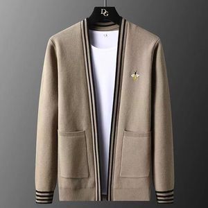 Mens Sweater Luxury GGity Knitted Vintage Cardigan Sweater New Korean Casual Pullover Streetwear Loose Knitwear Tops