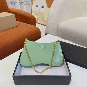 Evening Bags Underarm Women Gold Chain Handbag Shoulder Bagss Patent Leather Luxury Designer Brand Crossbody Female Purses designer tote 2022