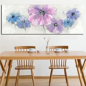 Pittura HD Stampa Astratta Acquerello Fiore di papavero Paesaggio Pittura a olio su tela Poster moderno Immagine da parete per soggiorno Decor