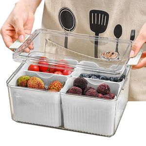Storage Bottles Fridge Food Box Reusable Divided Refrigerator Organizer For Home Cabinets Drawers Convenient Flexible Space-Saving