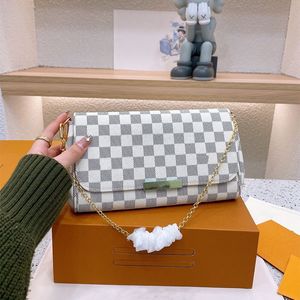 Mode Umhängetasche Frau Kette Designer Taschen Schachbrett Flip Cover Handtaschen Retro klassisch luxuriös Umhängetasche große Namen Totes Geldbörse Abendessen Brieftasche