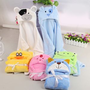 Blankets Swaddling Cute Cartoon For born Swaddle Outer Cloak Super Soft Animal 220829