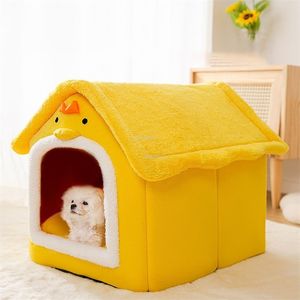 Casas de canetas de canis de tecido moderno de varanda de cachorro Four Seasons Universal Dogs Apartment Puppy Bed Creative Housed Housed Kennel Kennel Acessórios para animais de estimação T 220912