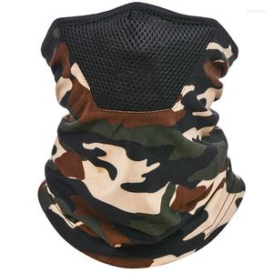 Bandanas 3D Camouflage Solid Mountaineering Bandana Buffs Neck Gaiter Headband Cycling Fishing Multifunctional Balaclava Mask Scarf