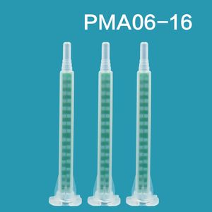 100Pcs PMA06-16 Resin AB Glue Static Mixer Mixing Tube Mixing Nozzle Syringe Set for Two Component Liquid Mixing Machine AB Glue Gun