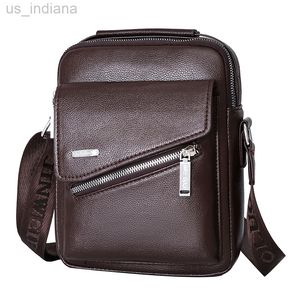 Bortkyror tilorraine män väska läder stor kapacitet män messenger axel väska mode trendig vertikal enkel affär handväska väska för man l220913