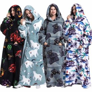 Família correspondente a roupas de Halloween Cosplay Family Combating Roupfits Mother Fidros desenho animado capuz de grandes dimensões vestíveis Cobertores Sherpa Sorto 220913