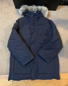 inverno caldo Uomo canadese parka Designer Piumini con cappuccio Giacche stile Uomo piumini appiccicosi Giacca Cappotti di alta qualità ricamo uomo Anatra biancadesigner di lusso