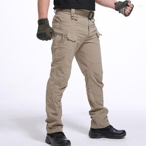 Pantaloni da uomo City Military Tactical Men Combat Army Pantaloni Molte tasche Impermeabili resistenti all'usura Casual Cargo 2022