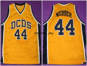 NCAA High School Retro Basketball Jersey Chris Webber Jersey Country Day Mens Cucite S-5XL personalizzate su misura S-5xl