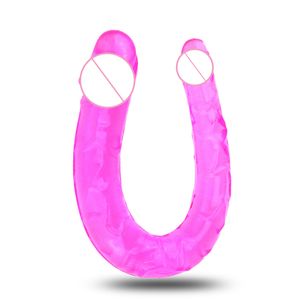 Компания красоты вы формируете большой реалистичный фаллоимитатор влагалище анальная закладка Женщины гей -лесбиянка двойной конец пенис искусственные сексуальные игрушки массаж пары