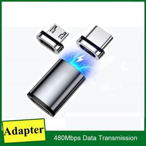 Adapter USB OTG Laden und Datenübertragung Typ C oder Android-Buchse auf Magnetic Micro Typ-C